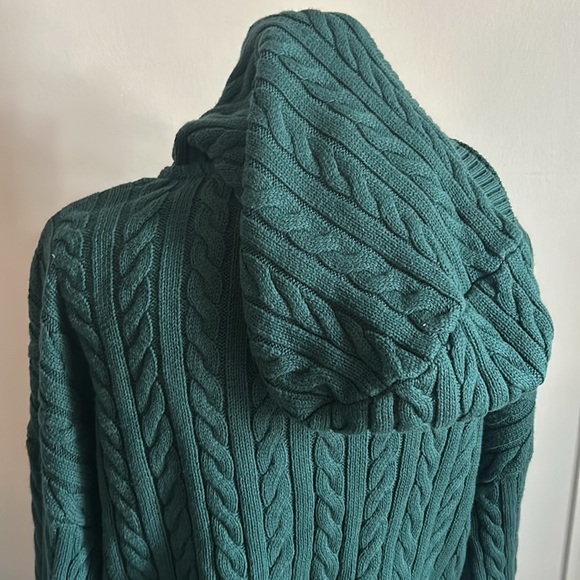 New PacSun Women’s LA Hearts Mini Cable Stitch Knit Zip Up Hoodie Sweater - Picture 5 of 11